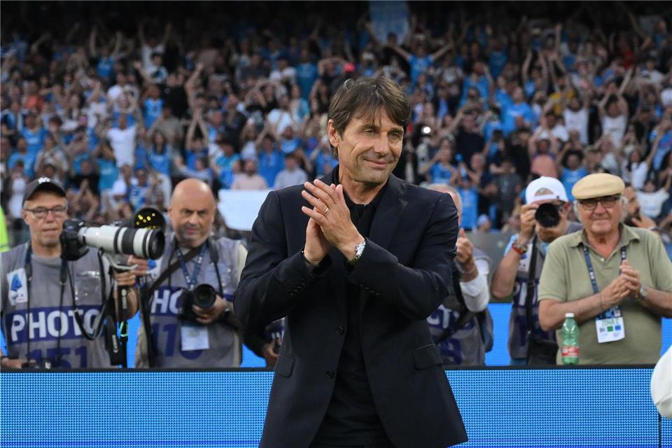 Antonio Conte macht als Trainer in Neapel nicht weiter.Alessandro Garofalo/LaPresse via ZUMA Press/dpa