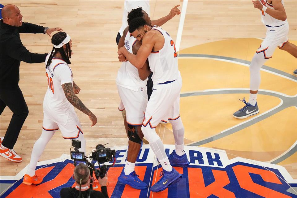 Anunoby (32) wurde zum Matchwinner im Madison Square Garden.Frank Franklin II/AP/dpa