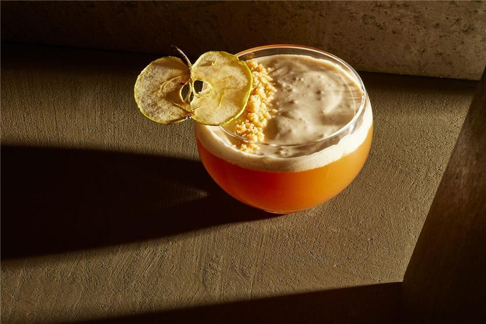 Apple-Crumble-Pie: Mit Apfelchip und Zimt ganz im Bratapfelstyle.Vivi D´Angelo/Südwest Verlag/dpa-tmn