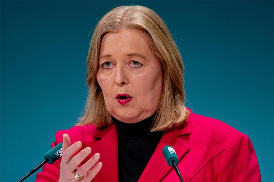 Arbeitsministerin Bärbel Bas (SPD) wirbt für die Rentenpläne.Fabian Sommer/dpa