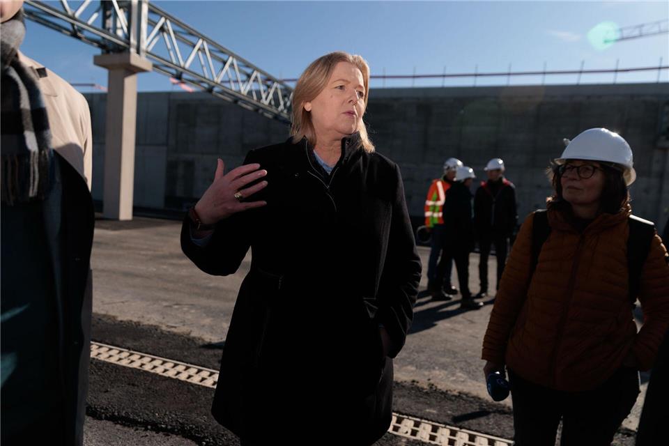 Arbeitsministerin Bärbel Bas lobt die Verabschiedung des Gesetzes.Carsten Koall/dpa