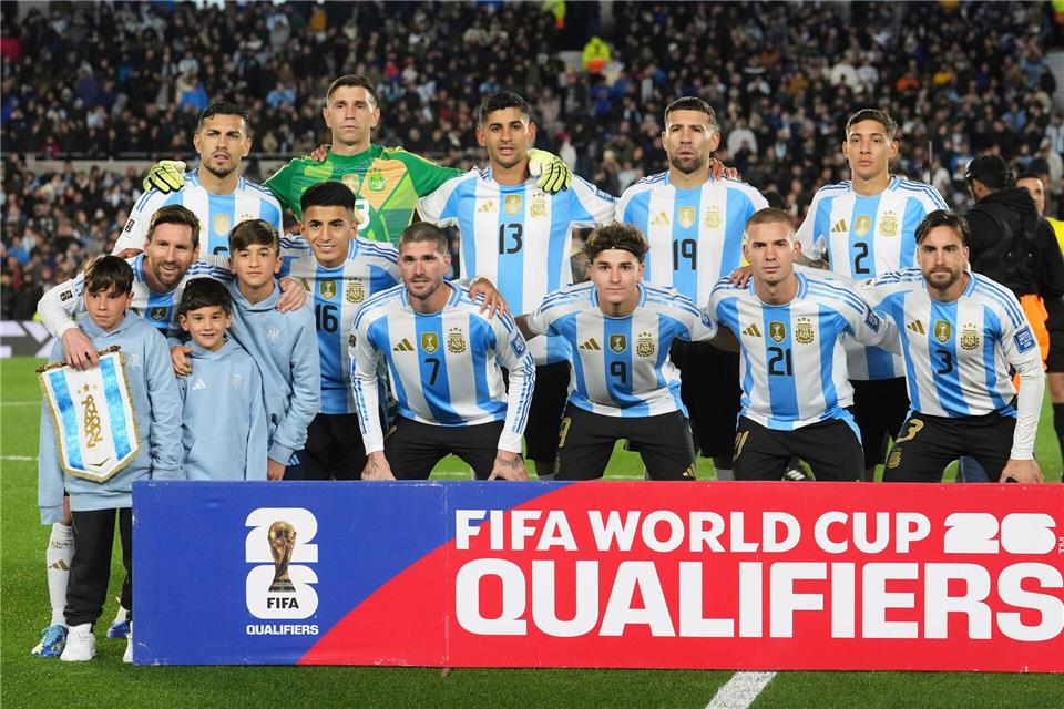 Argentiniens Elf: Messi und zehn Weitere.Gustavo Garello/AP/dpa