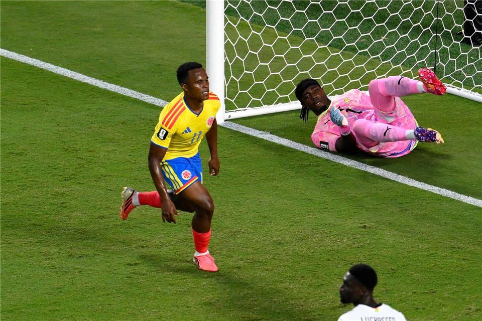 Arias traf in der ersten Halbzeit zum 1:0.Reed Hoffmann/AP/dpa
