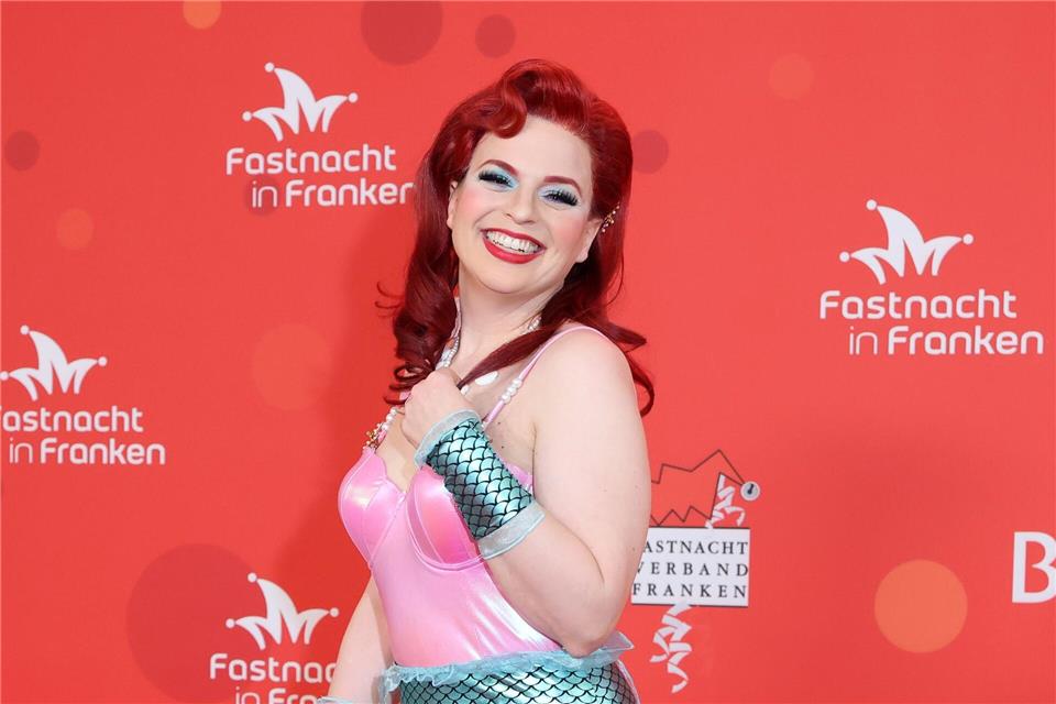 Arielle oder Katharina Schulze? Die Grünen-Fraktionschefin beim Fasching.Daniel Löb/dpa