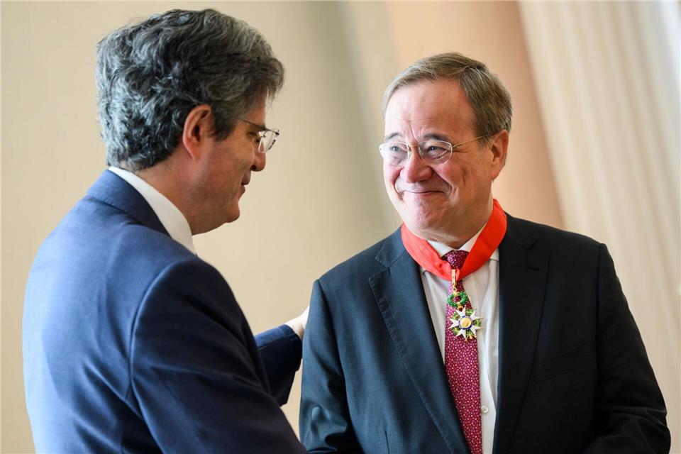 Armin Laschet gilt als leidenschaftlicher Verfechter der deutsch-französischen Zusammenarbeit. (Archivbild)Bernd von Jutrczenka/dpa