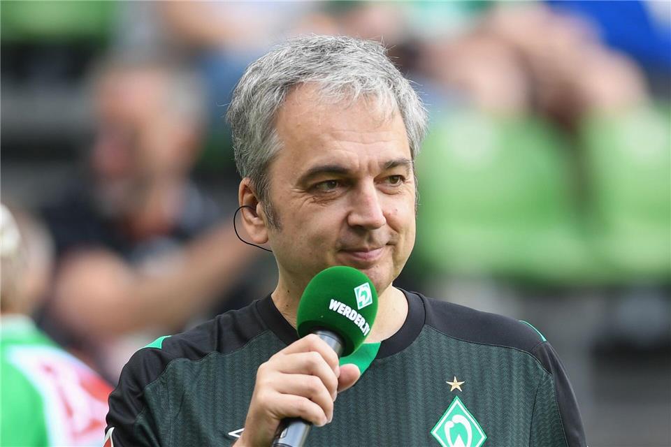Arnd Zeigler ist seit 2001 Stadionsprecher bei Werder Bremen. (Archivbild)Carmen Jaspersen/dpa