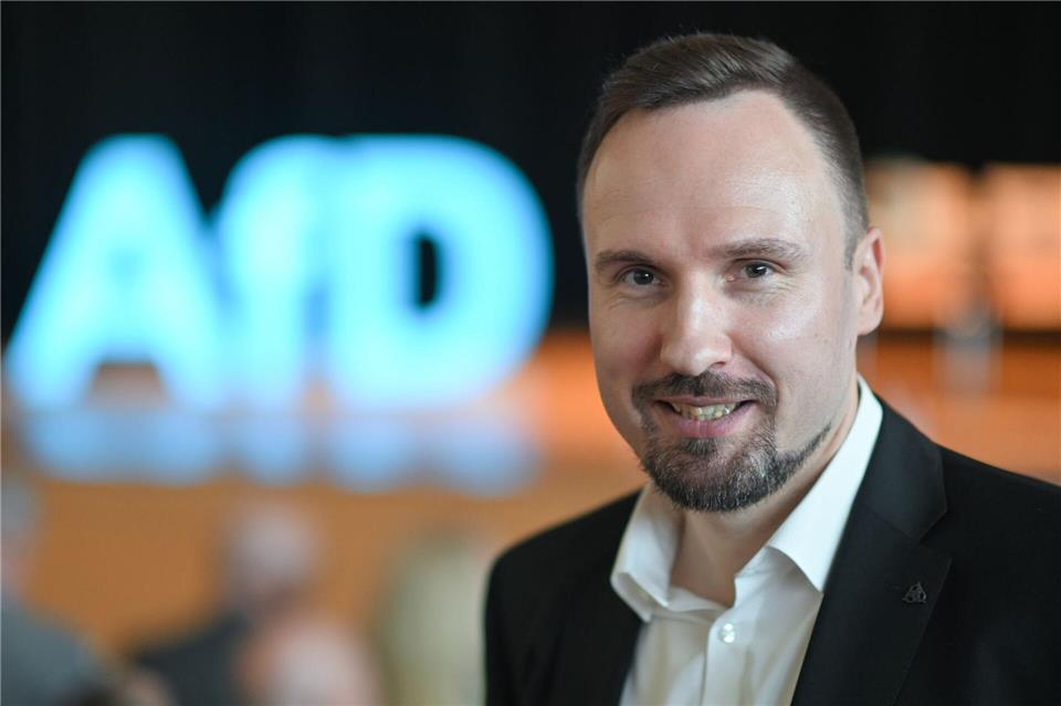 Arno Bausemer (AfD) ist im Juli zum Landesschatzmeister der AfD in Sachsen-Anhalt gewählt worden. (Archivbild)Hendrik Schmidt/dpa