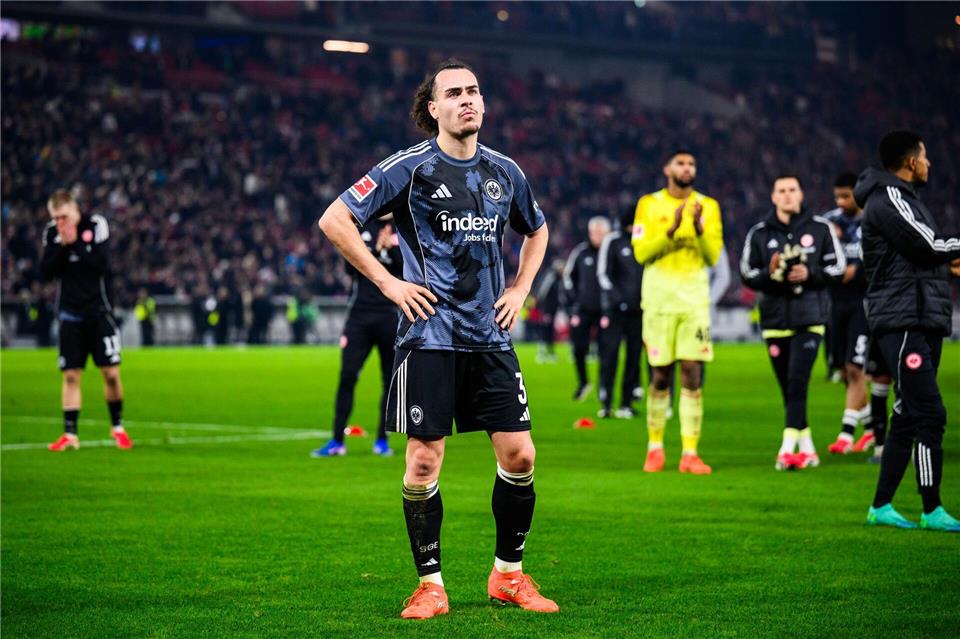 Arthur Theate fehlt Eintracht Frankfurt vorerst. (Archivbild)Tom Weller/dpa