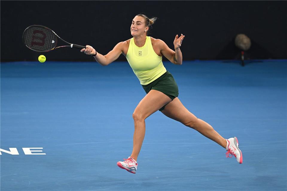 Aryna Sabalenka geht als Favoritin in die Australian Open.Dave Hunt/AAP/dpa