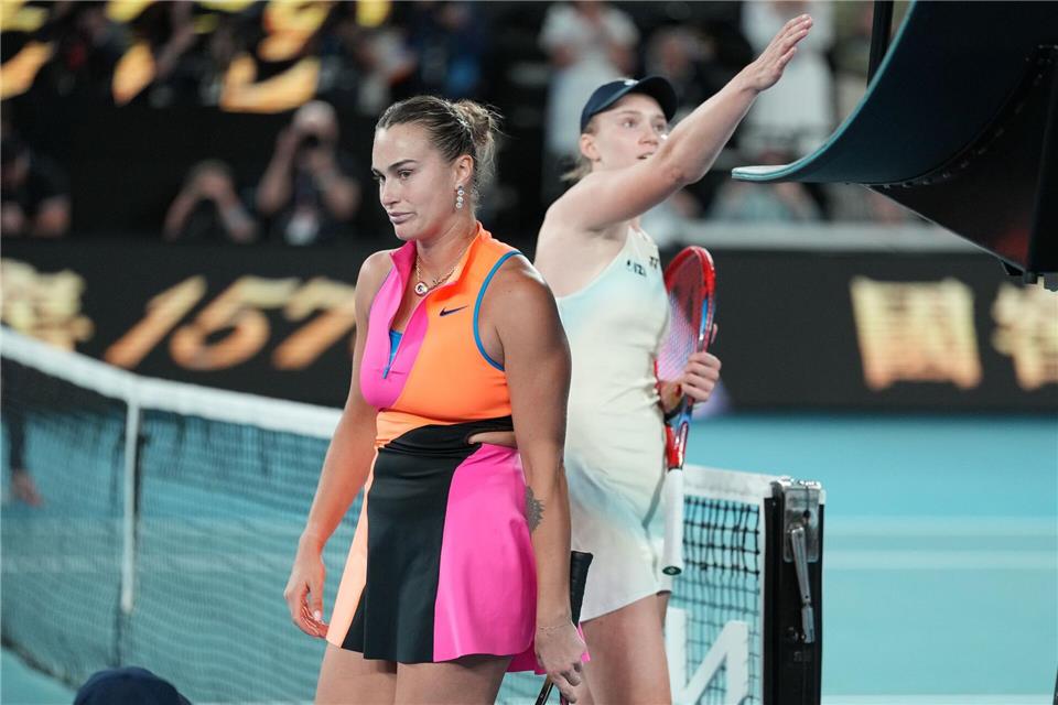 Aryna Sabalenka hat in Melbourne eine weitere Final-Enttäuschung erlebt.Asanka Brendon Ratnayake/AP/dpa