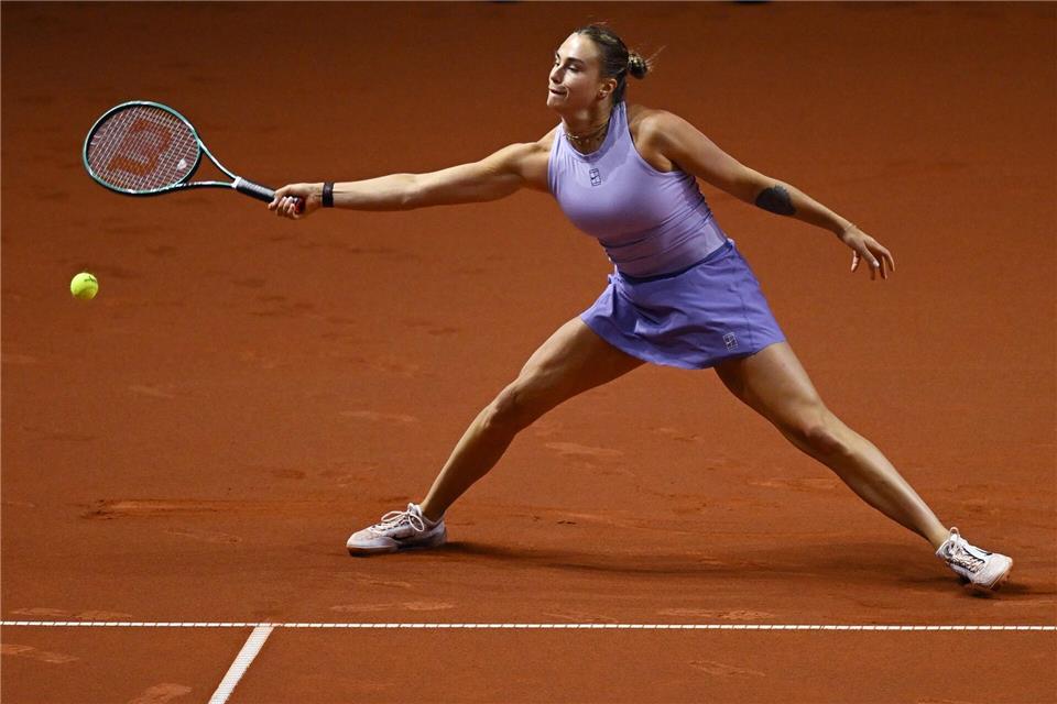 Aryna Sabalenka kommt wieder nach Stuttgart. (Archivbild)Marijan Murat/dpa