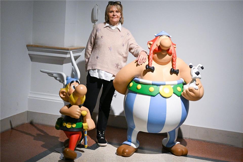 Asterix, Obelix und das Hündchen Idefix begeistern mit ihren Abenteuern noch immer Generationen. (Archivbild)Jens Kalaene/dpa