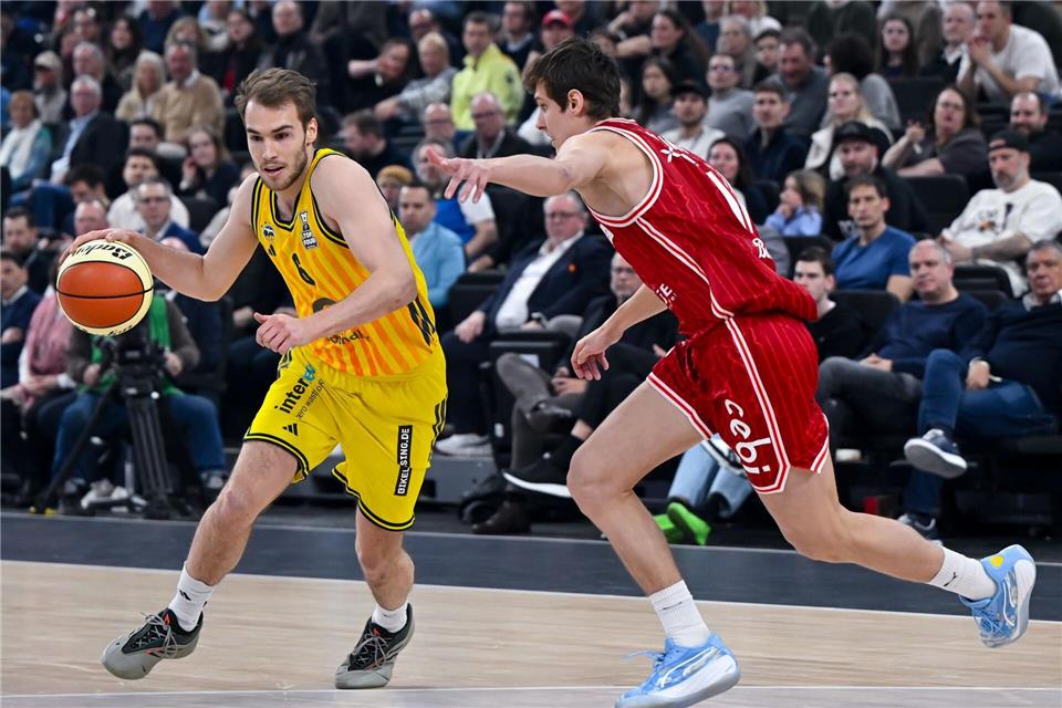 Auch 17 Punkte von Malte Delow reichten Alba nicht zum Pokalsieg.Sven Hoppe/dpa