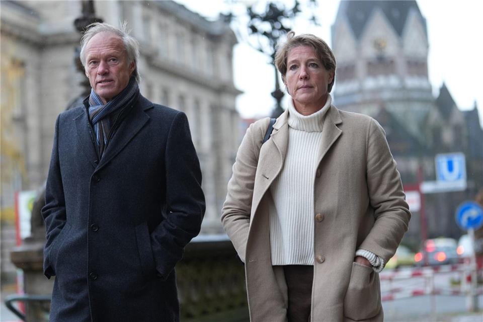 Auch Blocks Lebensgefährte, der Ex-Sportmoderator Gerhard Delling, ist angeklagt.Marcus Brandt/dpa