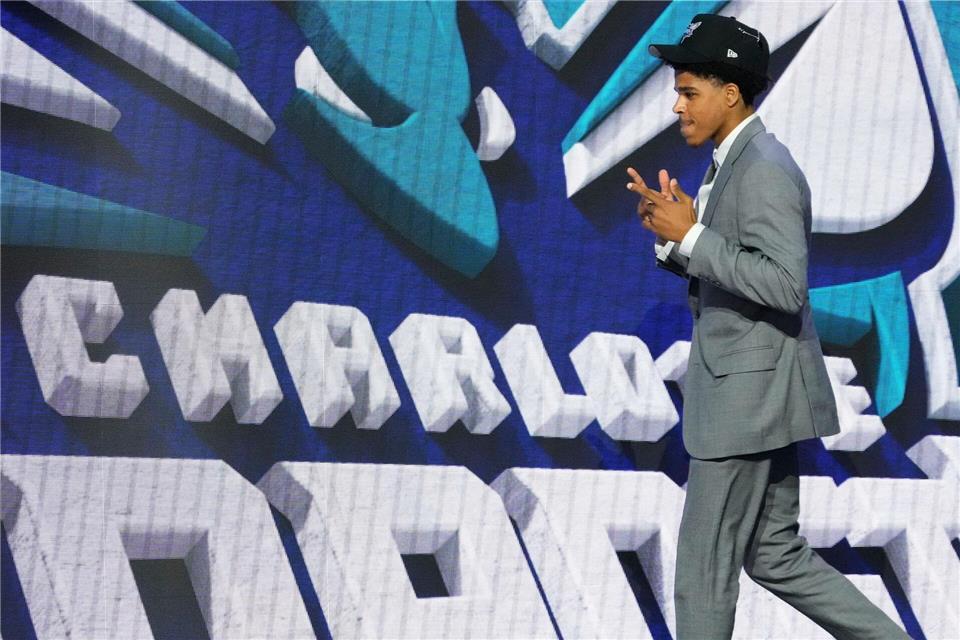 Auch Christian Anderson spielt zukünftig für die Charlotte Hornets.Yuki Iwamura/AP/dpa