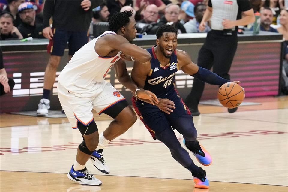 Auch Donovan Mitchell konnte die Niederlage der Cavs nicht verhindern.Sue Ogrocki/AP/dpa