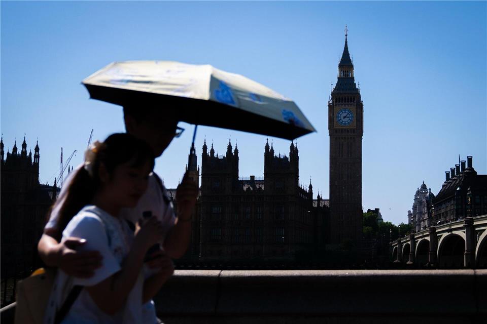 Auch Großbritannien erlebt eine historische Hitzewelle. James Manning/PA Wire/dpa