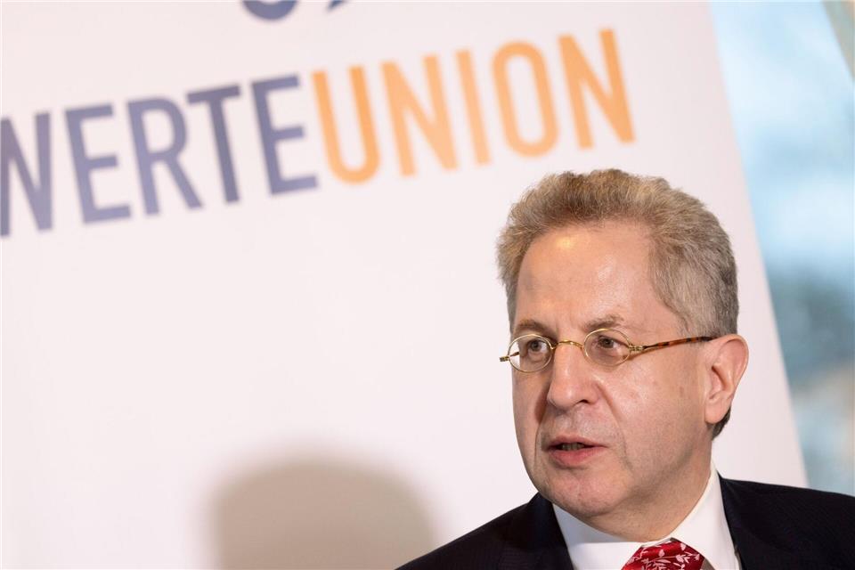 Auch Hans-Georg Maaßen, Bundesvorsitzender der Werteunion und Ex-Verfassungsschutzpräsident, kam zur Gründung des Landesverbands in Berlin. (Archivbild)Thomas Banneyer/dpa