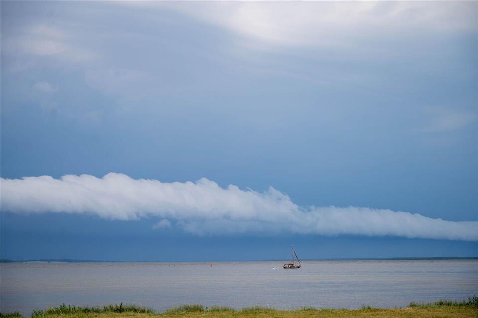Auch Hitzegewitter gab es am Wochenende in MV.Stefan Sauer/dpa