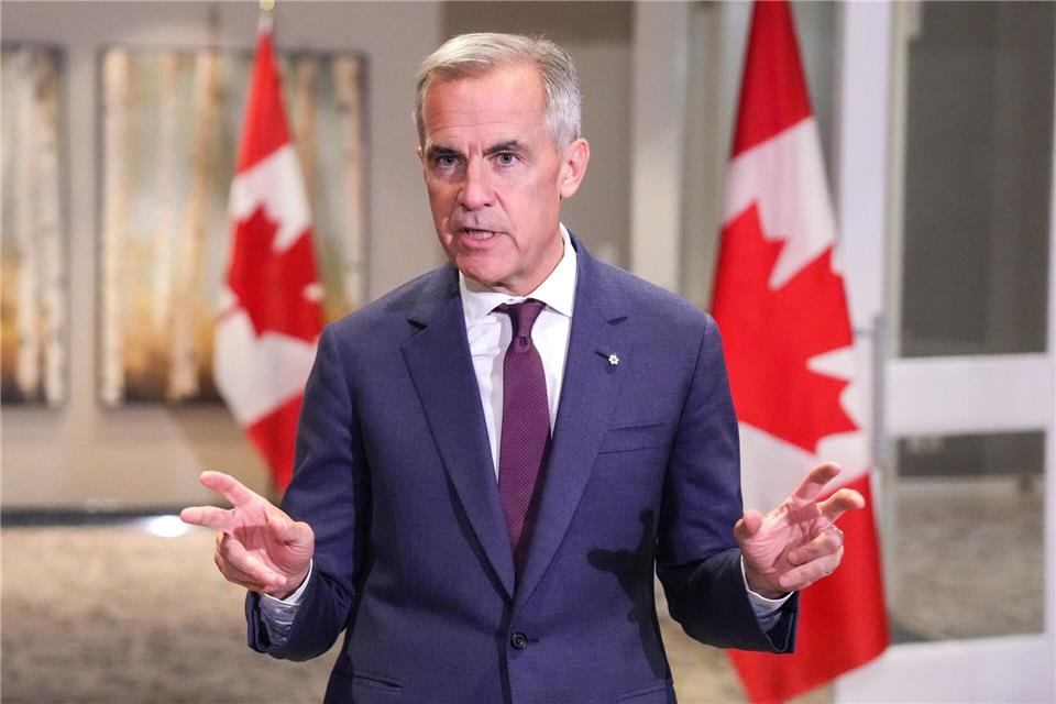 Erste G7-Nationen erkennen Staat Palästina an Auch Kanadas Premier Carney gab die Anerkennung eines Staates Palästina durch sein Land bekannt. (Archivbild)Chris Young/The Canadian Press via AP/dpa