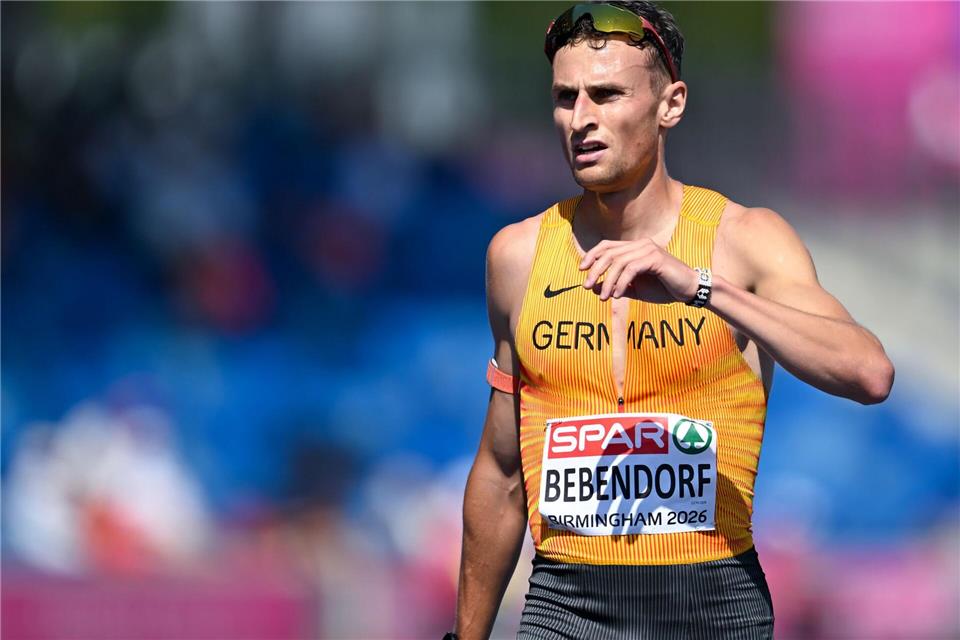 Auch Karl Bebendorf lief in das Finale über 3.000 Meter Hindernis.Sven Hoppe/dpa