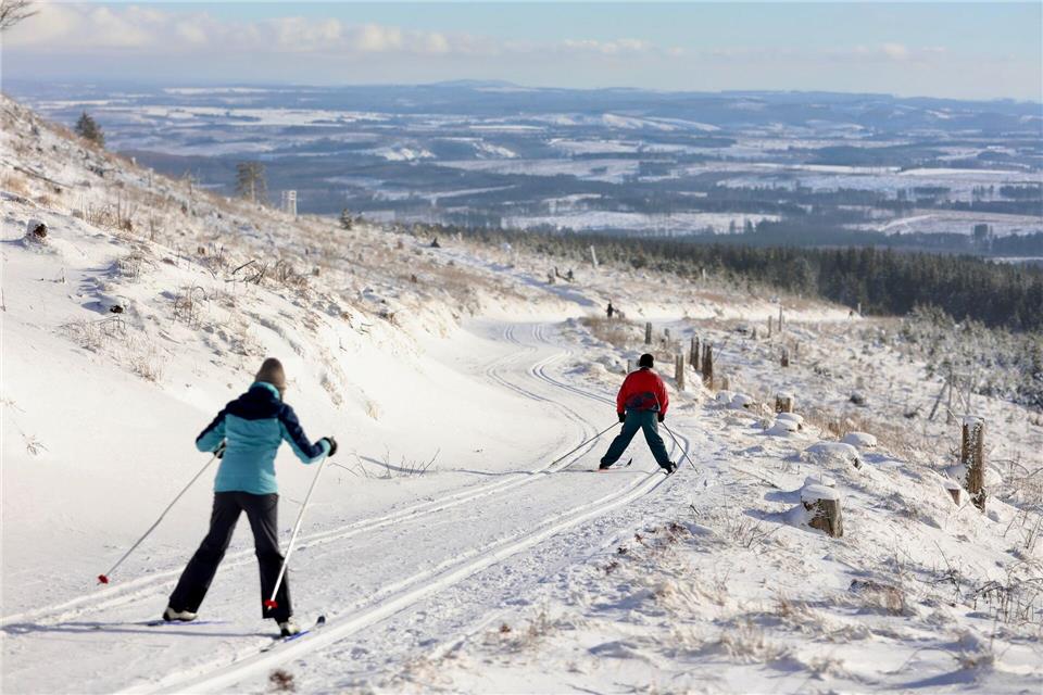 Auch Langlauf ist in diesem Winter im Harz schon häufig möglich gewesen. (Archivbild)Matthias Bein/dpa