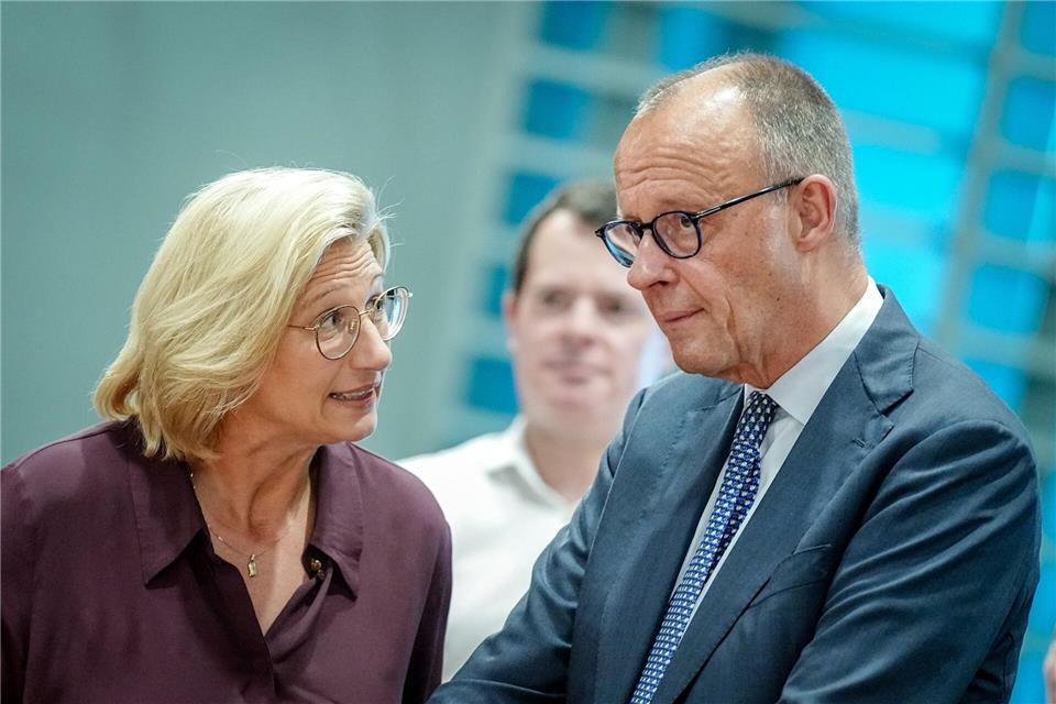 Auch Saar-Ministerpräsidentin Anke Rehlinger (SPD) ist gegen eine komplette Umsetzung der Rentenreform. (Archivfoto)Kay Nietfeld/dpa