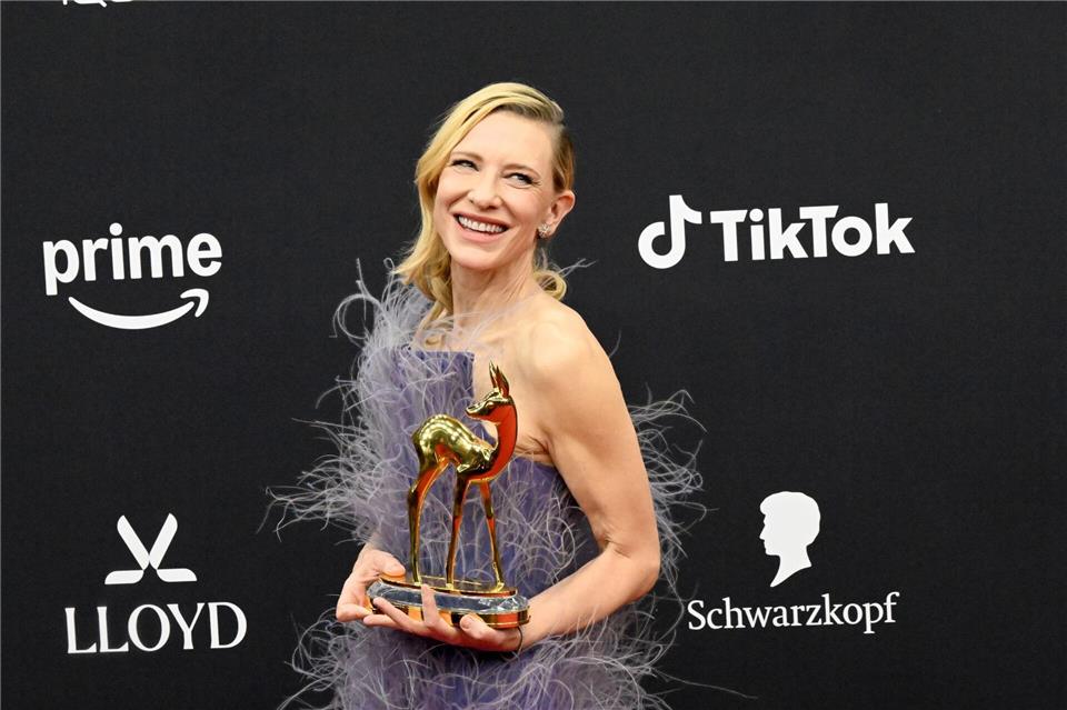Auch Schauspielerin Cate Blanchett wurde ausgezeichnet.Felix Hörhager/dpa