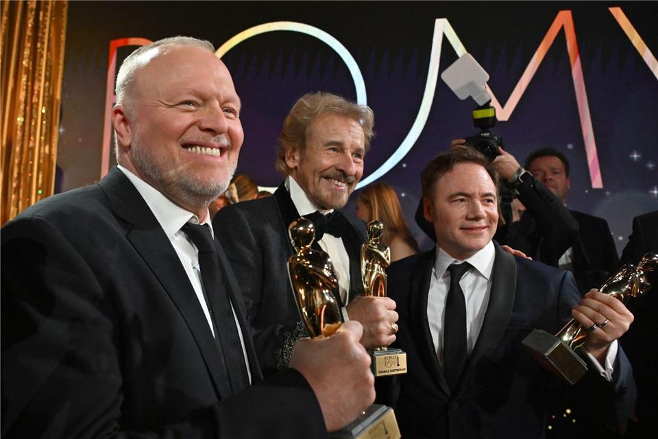 Auch Stefan Raab (l) und Michael Bully Herbig (r) wurden ausgezeichnet.Barbara Gindl/APA/dpa