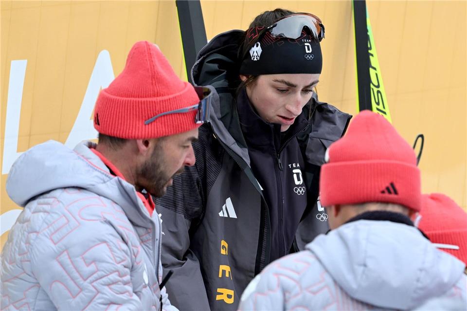 Auch Vanessa Voigt sieht man die Enttäuschung an. Hendrik Schmidt/dpa