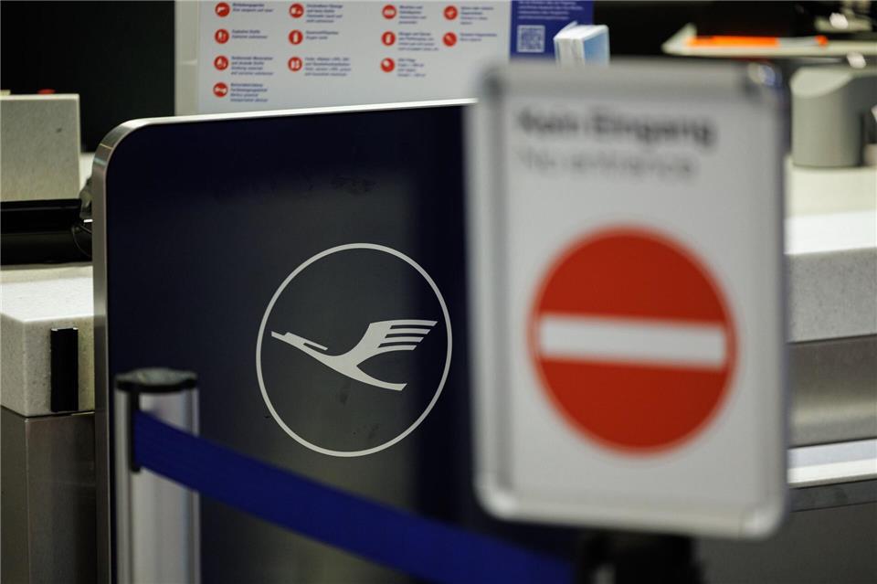 Auch an den sächsischen Airports gehen keine Flüge der Lufthansa. Hannes P. Albert/dpa