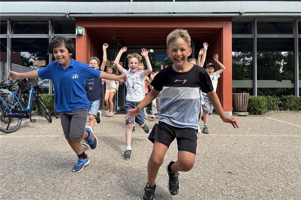 Auch an der Sebastianschule sind die Schüler (wie hier die Klasse 3b) in die Ferien gestartet.
