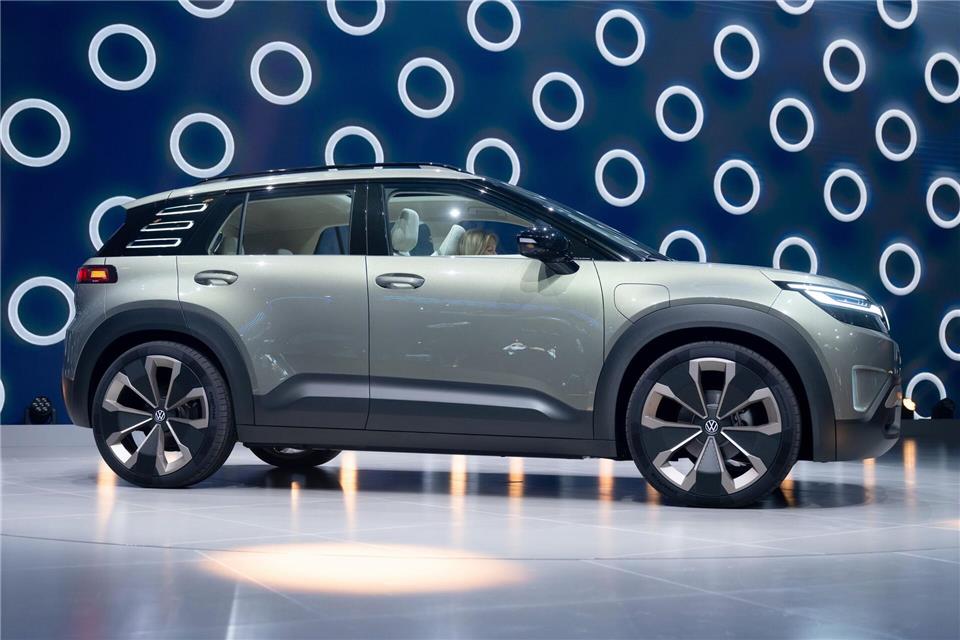 Vier neue E-Autos von VW – Marktstart ab 25.000 Euro geplant Auch der VW ID. Cross wir vorerst nur als Studie gezeigt.Sven Hoppe/dpa