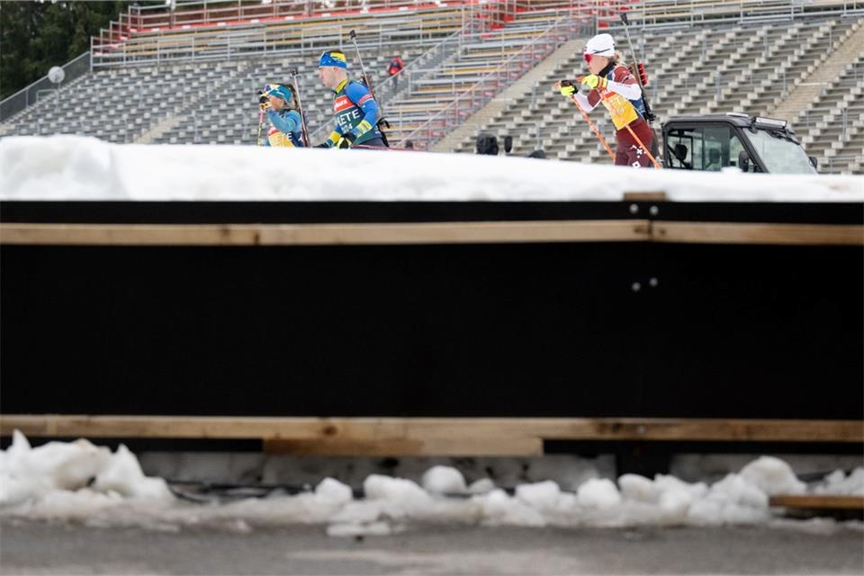 Auch die Biathlon-WM in Nove Mesto hat mit den Folgen des Klimawandels zu kämpfen.