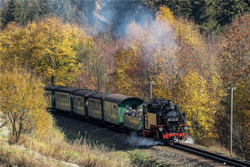 Auch die Fichtelbergbahn steht seit dem 02. November vorerst still. (Symbolbild)Jan Woitas/dpa-Zentralbild/dpa