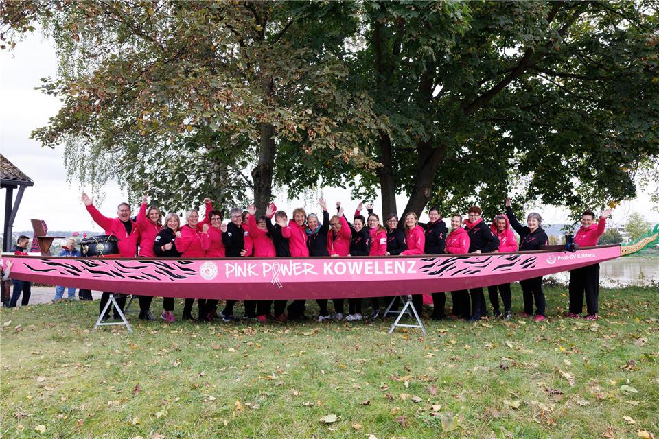 Auch die Pink Paddler Koblenz gehen beim Deutschland Cup auf dem Pröbstingsee am 24. Mai an den Start.