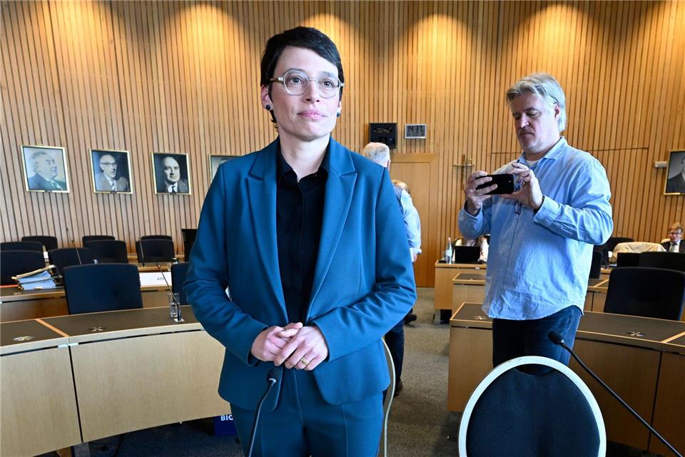 Auch die zurückgetretene Fluchtministerin wurde im U-Ausschuss befragt. (Archivbild) Roberto Pfeil/dpa