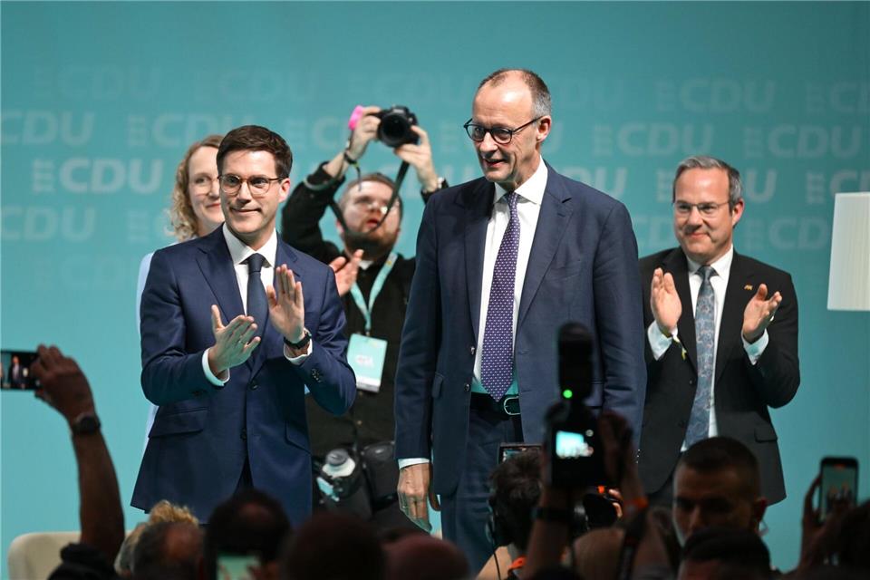 Auch für Merz ist die Wahl am Sonntag eine wichtige.Felix Kästle/dpa