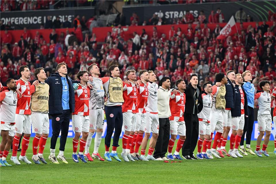Auch gegen Freiburg will Mainz 05 wieder feiern. Torsten Silz/dpa