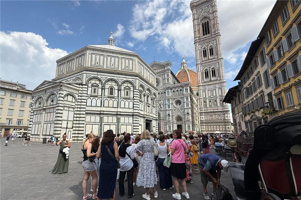 Auch in Florenz war das Beben zu spüren. (Archivbild)Christoph Sator/dpa