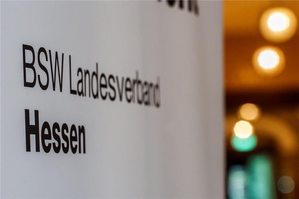 Auch in Hessen hat sich ein Landesverband des „Bündnis Sahra Wagenknecht“ gegründet. Damit hat die Partei nun bundesweit elf Landesverbände.Andreas Arnold/dpa