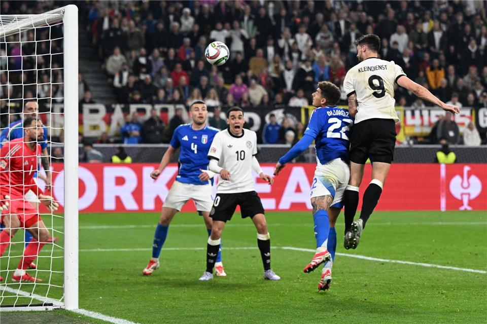 Auch in der Nationalmannschaft glänzte Tim Kleindienst als Torjäger. (Archivbild)Federico Gambarini/dpa