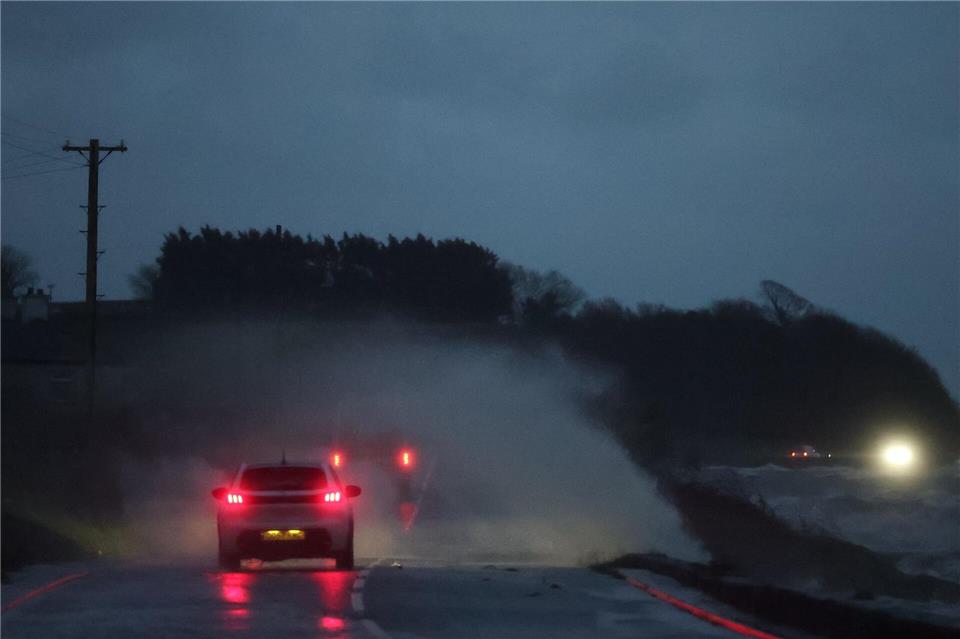 Auch über Nordirland fegte Sturm „Bram“.Liam Mcburney/PA Wire/dpa