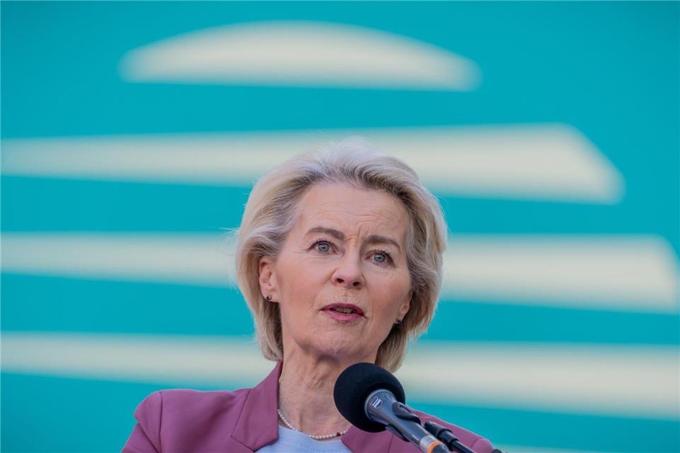 Auch von der Leyen äußert sich mit Blick auf die Reformagenda.Michael Kappeler/dpa