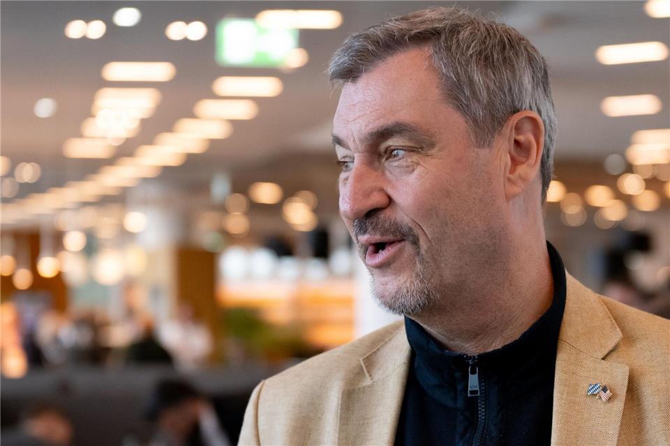 Auf CSU-Chef Söder wartet in den USA ein dicht gedrängter Terminplan - den geplanten Besuch bei der Nasa in Houston nannte er vorab bereits auch einen persönlichen Meilenstein. Sven Hoppe/dpa