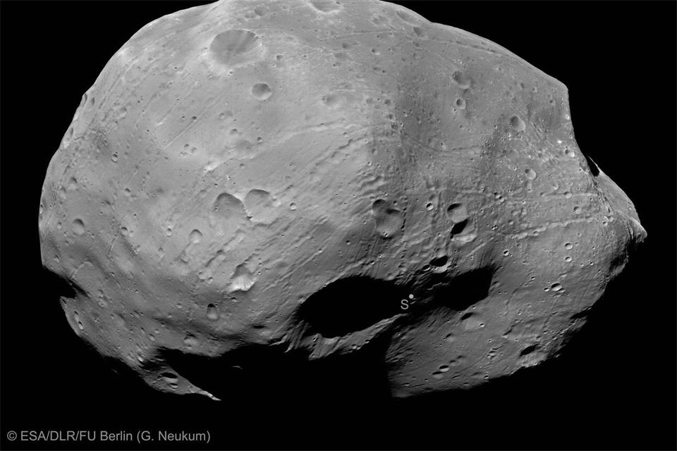 Auf Phobos herrschen extreme Temperaturen. (Archivbild)ESA/DLR/FU Berlin/dpa