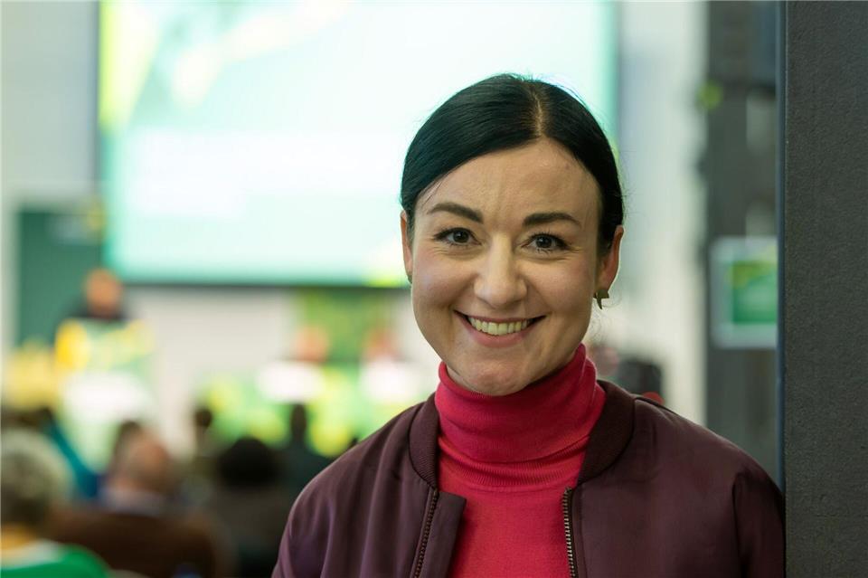 Auf Platz 1 der Grünen-Landesliste gewählt: Die Bundestagsabgeordnete Paula Piechotta aus Leipzig.Jürgen Lösel/dpa