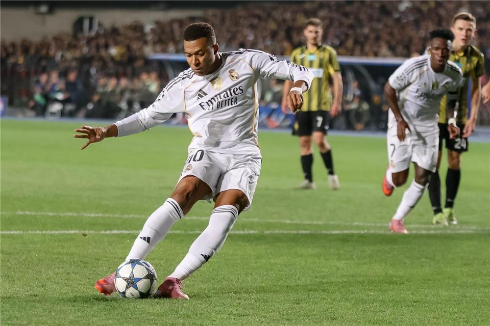 Auf Real-Torjäger Kylian Mbappe ist derzeit Verlass.Alikhan Sariyev/AP/dpa