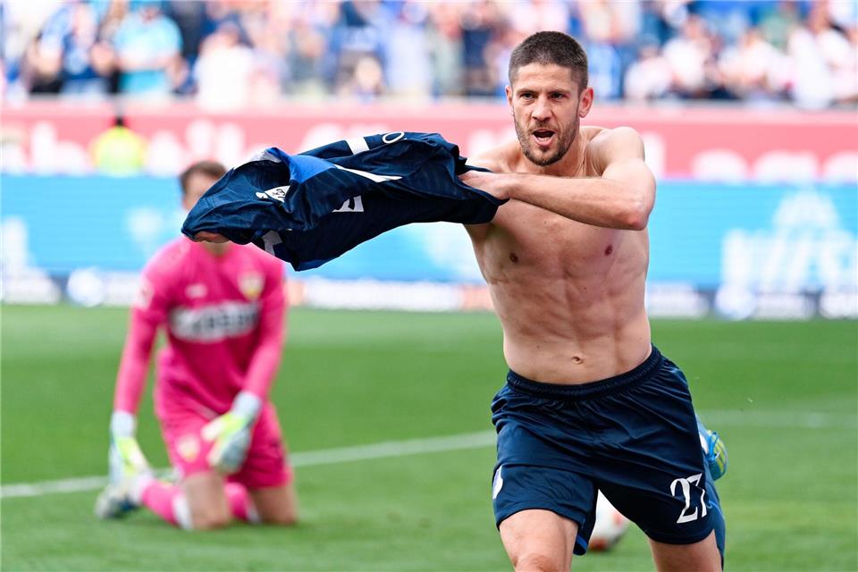 Auf Torjäger Andrej Kramaric war wieder Verlass.Uwe Anspach/dpa
