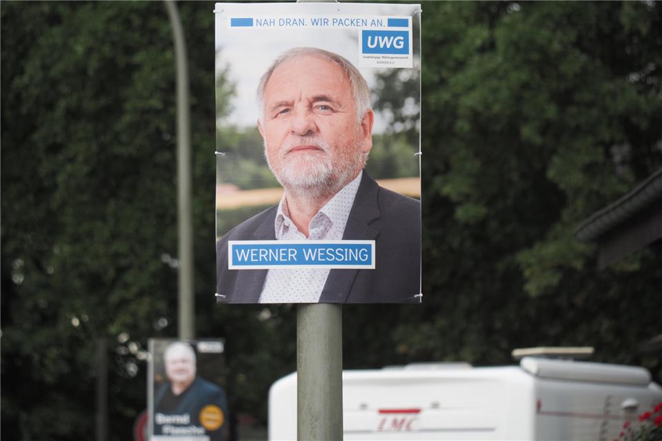 Auf Werner Weßing ruhen auch über Marbeck hinaus die Hoffnungen der UWG.